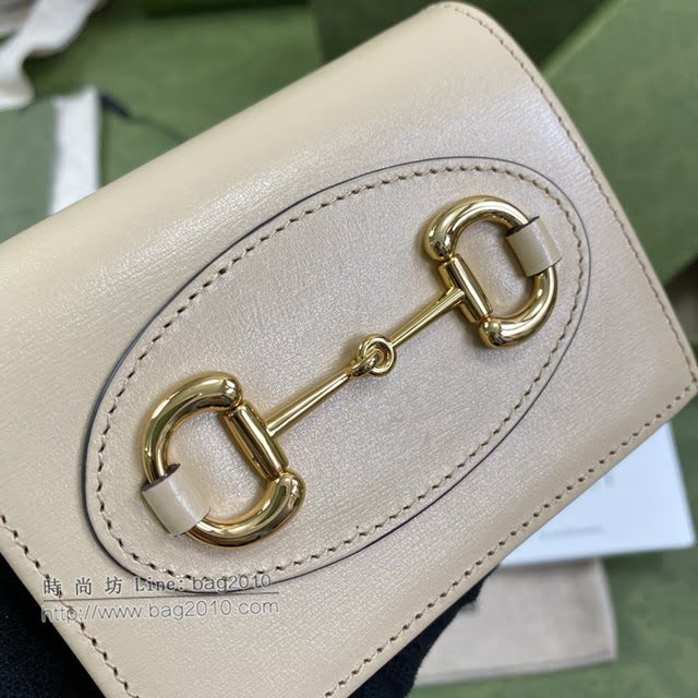 Gucci专柜新款女包, 古驰jackie1955零钱包 Gucci翻盖短夹钱包 621887  gdj1708